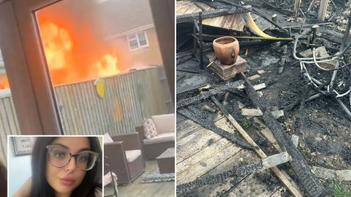 My entire garden is DESTROYED after nightmare neighbour lobbed BBQ over fence & left me footing 4-figure bill
