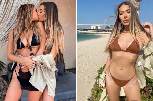Demi Sims confirms romance with Netflix star Francesca Farago as they share snog