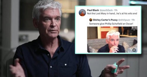 Phillip Schofield clutching on to a Lost Mary is cursed and these tweets prove it