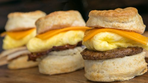 This Fast Food Chain Makes The Best Sausage, Egg, And Cheese Biscuits