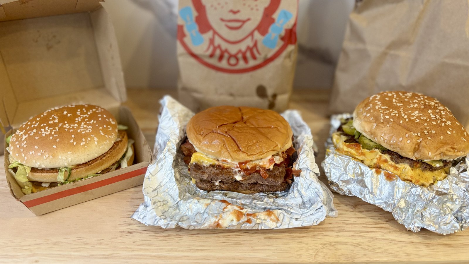 We Tried 9 Chain Restaurant Burgers And Ranked Them Worst To Best