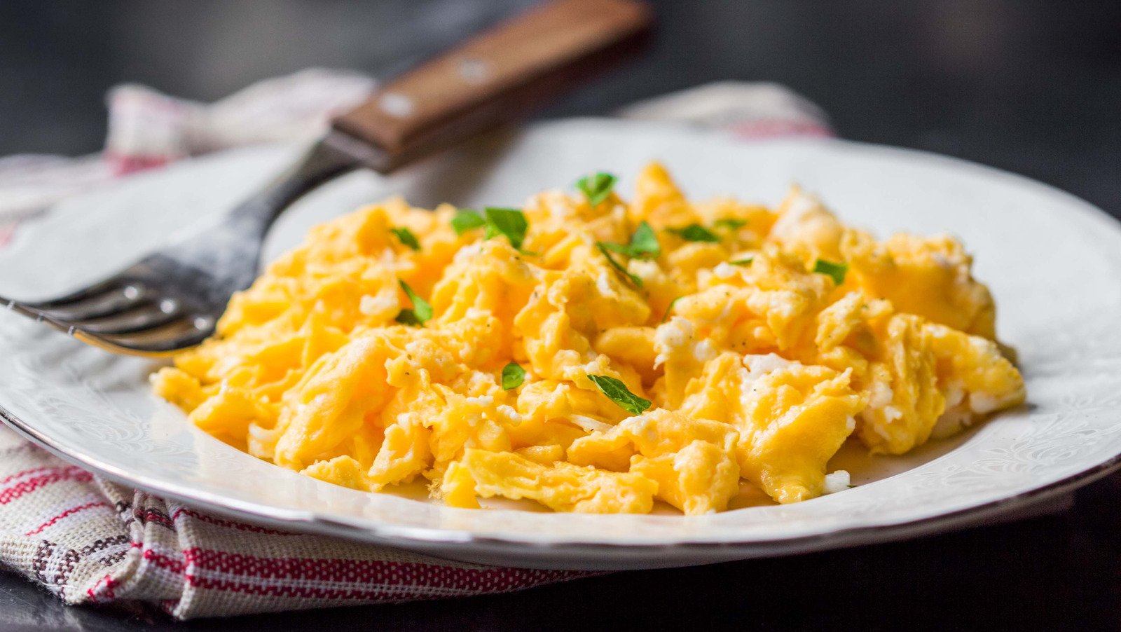 The Seasoning Secret You Need For Creamy Scrambled Eggs