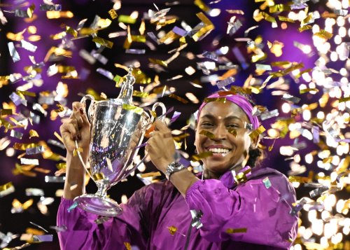 Coco Gauff reacts to winning the biggest prize money ever in WTA history as she’s asked what she’ll spend the millions on