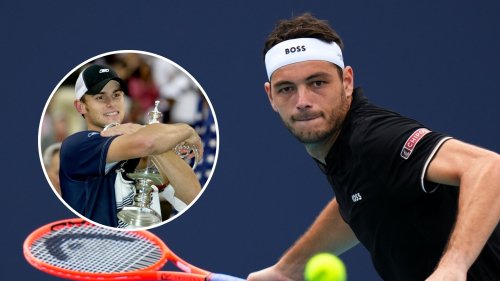 Taylor Fritz responds after being asked when he thinks an American man is going to win a Grand Slam tournament