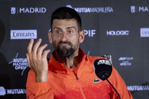 Novak Djokovic discloses what his practise was like before his early defeat to Matteo Arnaldi in Madrid