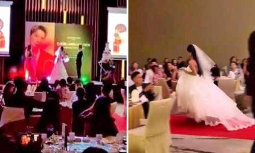 Jilted John: Taiwanese bride abruptly cancels wedding mid-ceremony
