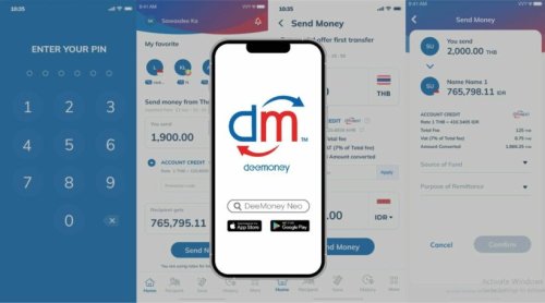 International money transfers made fast, secure and transparent with DeeMoney Neo App