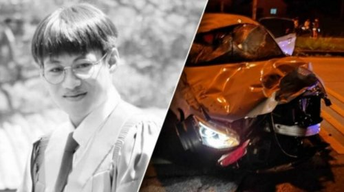 16 year old driving BMW crashes, killing young graduate in northeast Thailand