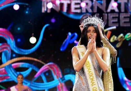 Filipino transgender woman takes the crown at Pattaya pageant