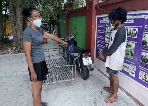 Alleged motorbike cart thieves arrested in Chon Buri