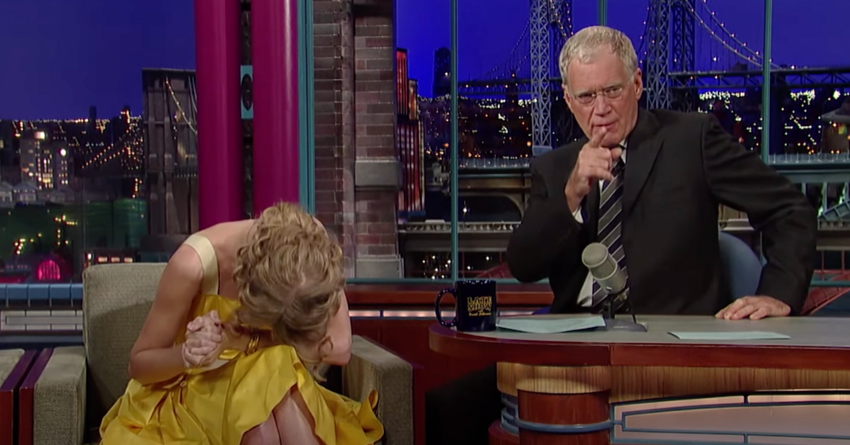 David Letterman Worried He Was Going To Offend Taylor Swift By Revealing This