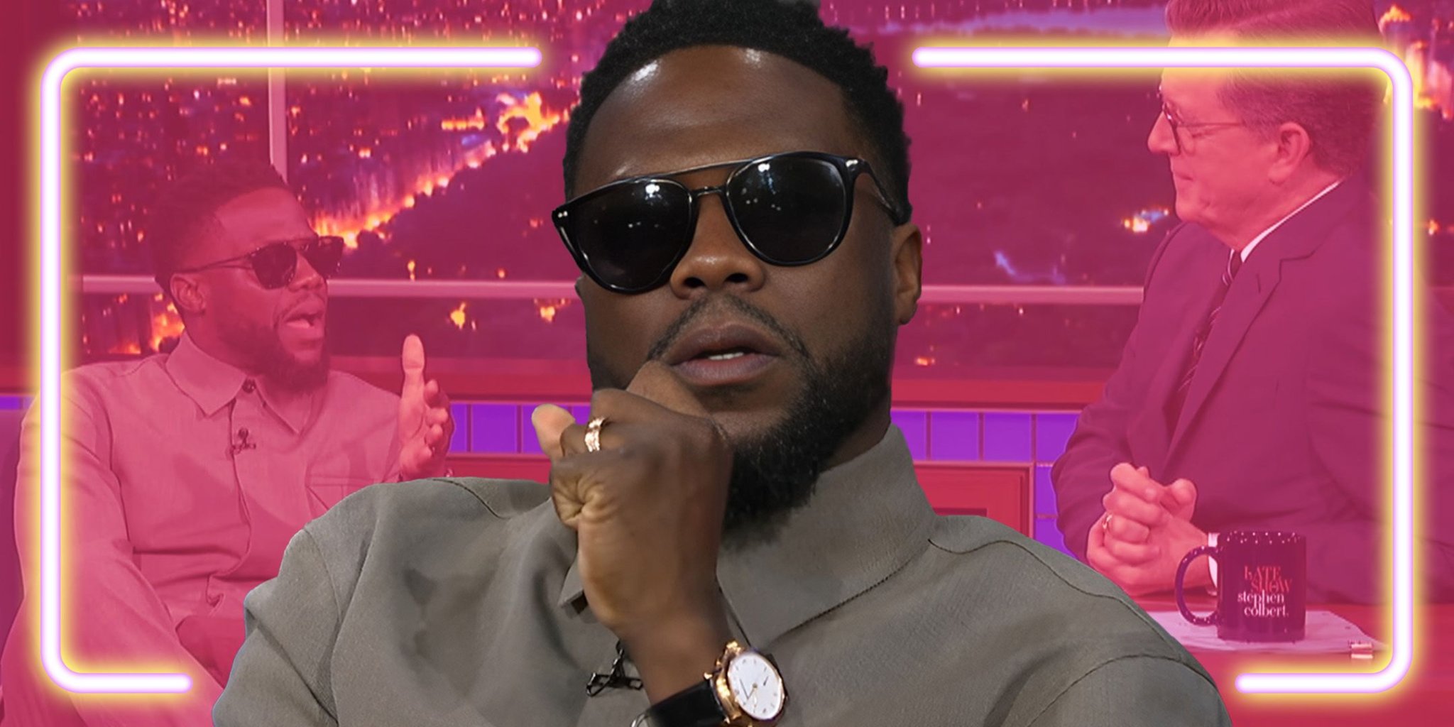 Kevin Hart Was Called Rude By Fans For His Physical Appearance On Stephen Colbert's Late Show