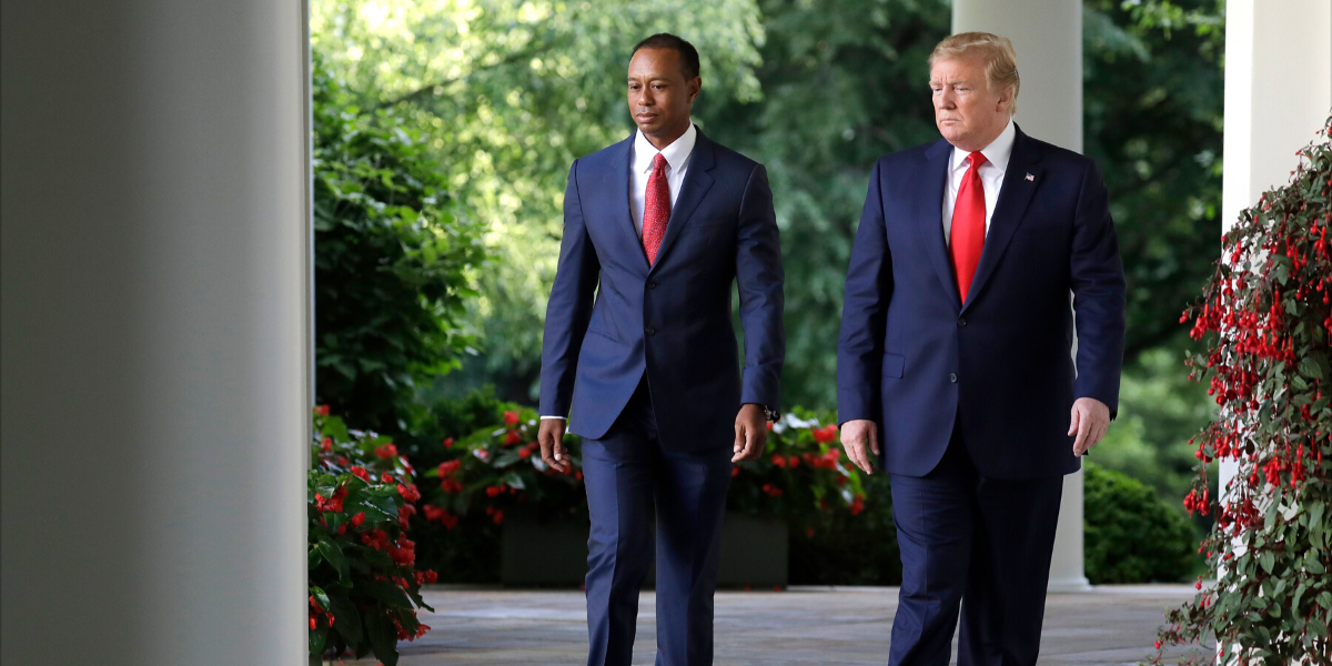 An Inside Look At Donald Trump And Tiger Woods’ Secret Friendship
