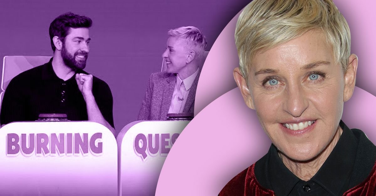 Ellen DeGeneres Wasn't Pleased After Her Producer Cut A "Failed" Segment Short With John Krasinski