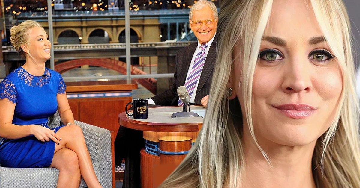 Kaley Cuoco's Appearance On The Late Show With David Letterman Turned Into A Complete Nightmare