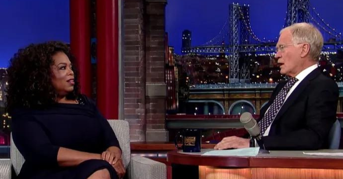 Oprah Was Not Pleased With David Letterman After One Of His Audience Members Shouted At Her During Their Interview