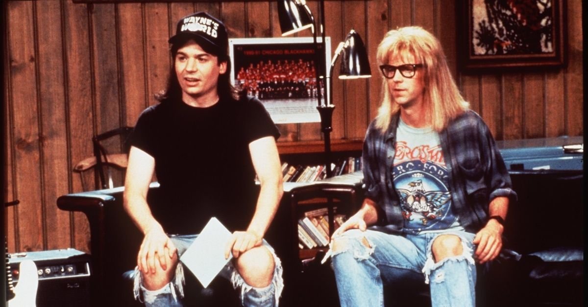 How Mike Myers Saved The Day For 'Wayne's World's' Most Iconic Scene
