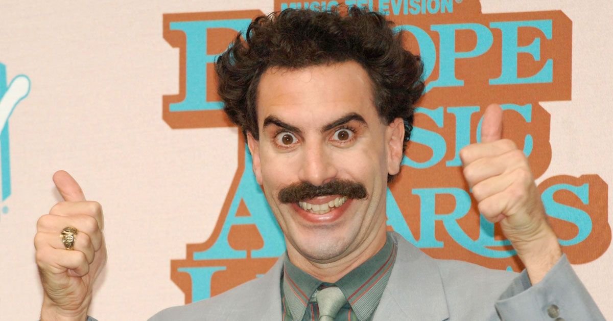 'Borat' Gives Jimmy Kimmel An Unofficial Coronavirus Physical Inspection