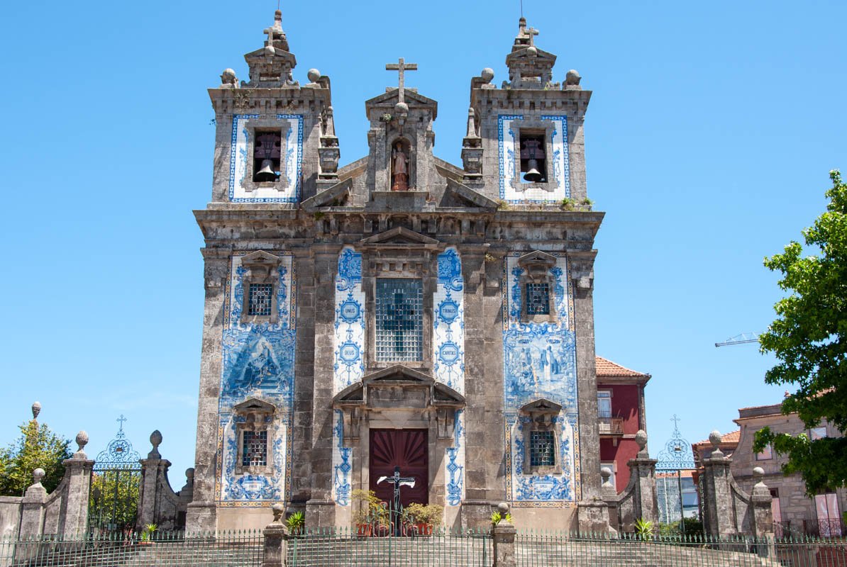 Azulejo tiles in Porto, Portugal