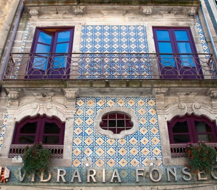 Azulejo tiles in Porto, Portugal