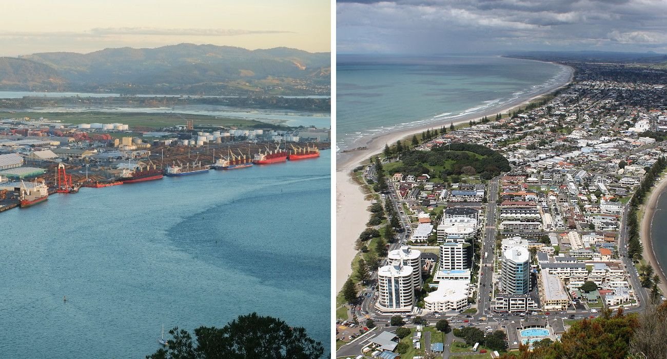 White Island Is In New Zealand's Bay Of Plenty, And You Can Stay In These Two Towns Surrounding It