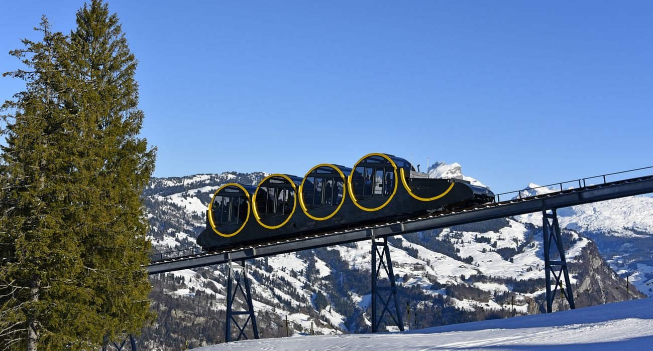 See Switzerland's Stoosbahn: The World's Steepest Funicular