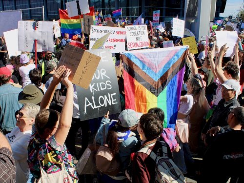 The Homophobia, Racism and Conspiracy Theories on Display at ‘Parents’ Rights’ Rallies