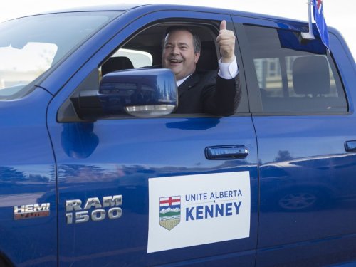 Facing a Health Crisis, Kenney Champions Pickup Trucks and Pepper Spray