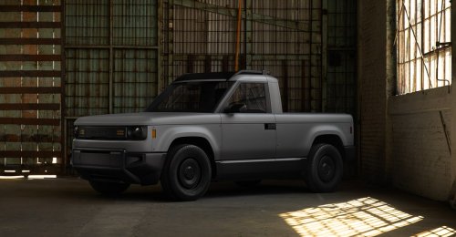 Slate Truck is a $20,000 American-made electric pickup with no paint, no stereo, and no touchscreen