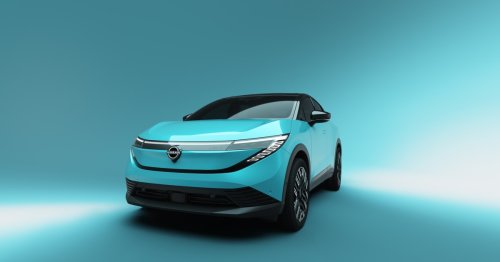 The Nissan Leaf lives on as a compact SUV with a Tesla charge port