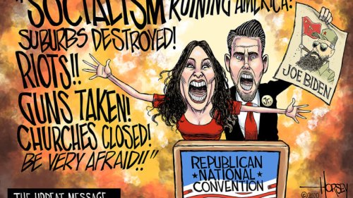 7 scathingly funny cartoons about the Republican National Convention