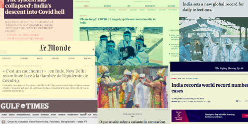 'System Has Collapsed': Global Media Minces No Words on India's COVID Crisis