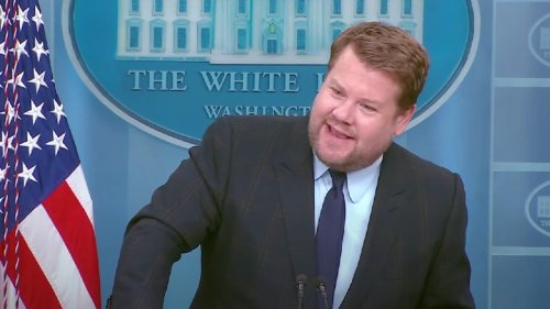 James Corden Refuses to Call Peter Doocy by Correct Name While ‘Filling In’ as White House Press Secretary (Video)