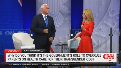 Dana Bash Dings Mike Pence for Contradiction on ‘Parents’ Rights’ Over Opposition to Treating Trans Youth (Video)