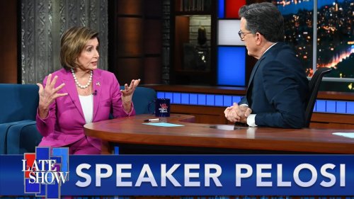 Colbert Grills Pelosi for Believing Democrats Will Hold the House: ‘The Polls Still Aren’t Reflecting What You’re Saying’ (Video)