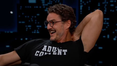 Pedro Pascal Visibly Flustered as Jimmy Kimmel Asks Which Body Parts Mr. Fantastic Can Stretch | Video