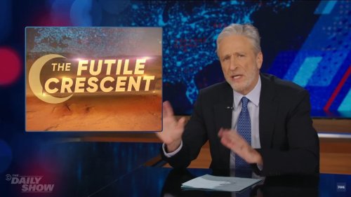 Jon Stewart Offers a Serious Israel-Palestine Peace Plan, Gives It a Very Awkward Name: METO (Me Too) | Video