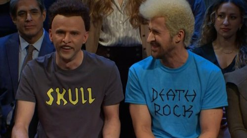 Ryan Gosling and ‘SNL’ Cast Can’t Stop Laughing, Barely Make It Through ‘Beavis and Butt-Head’ Sketch