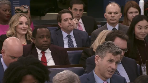 White House Correspondents Visibly Cringe After Newsmax Reporter Asks ...