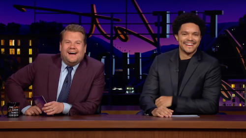Trevor Noah, James Corden Bond on What They’ll Miss About Hosting Late Night: Flexing Their ‘Perfect Trump Impressions’ (Video)