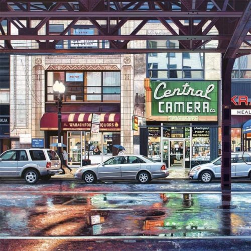 Realistic Urban Landscape Paintings of Chicago and New York by Nathan Walsh — Colossal