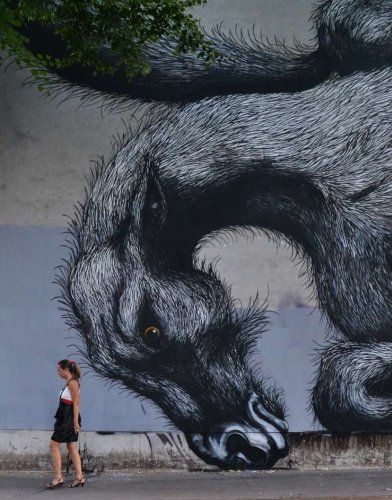 New Environmental Street Art by ROA — Colossal