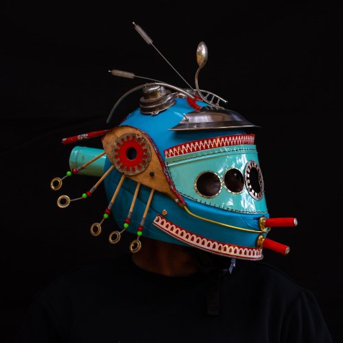 Cyrus Kabiru Fashions Elaborate Mixed-Media Masks and Goggles from Found Objects — Colossal