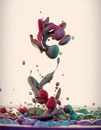 High Speed Photographs of Ink Mixing with Oil by Alberto Seveso — Colossal