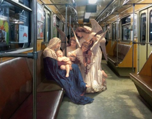 Artist Alexey Kondakov Imagines Figures from Classical Paintings as Part of Contemporary Life — Colossal