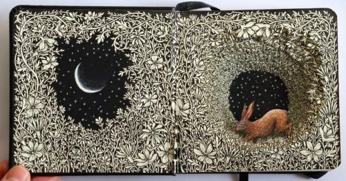 Fairytale Scenes Nestle Between the Covers of Isobelle Ouzman's Altered Books — Colossal