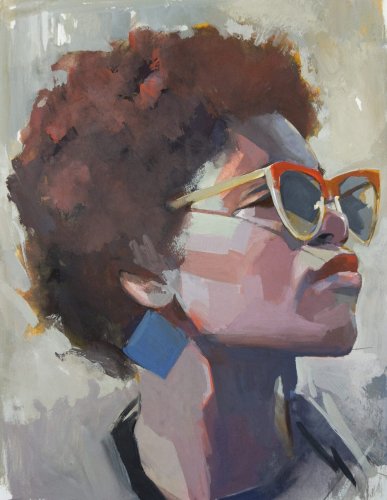 Gestural Brush Strokes and Focused Color Palettes Form Watercolor Portraits by Nick Runge — Colossal