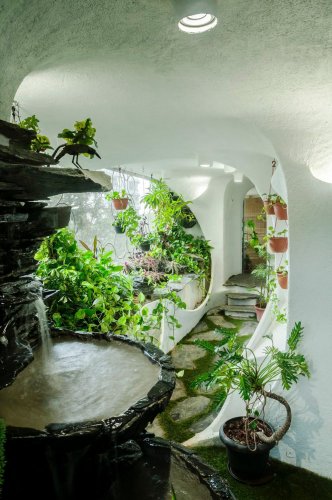 A Verdant Landscape Breathes Life into a One-Bedroom Apartment in a Suburb of Mumbai | Colossal