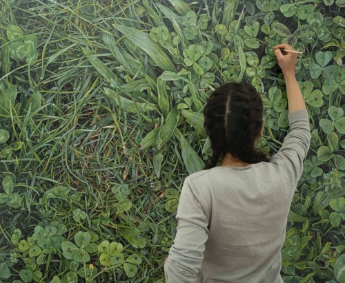 Teeming with Leaves and Grasses, Oil Paintings Cloaked in Lush Foliage Evoke the Forest Floor — Colossal