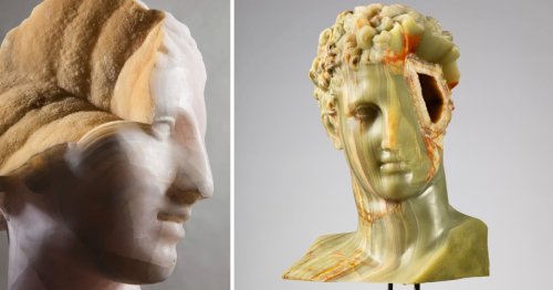 Elegantly Sculpted Busts by Massimiliano Pelletti Interpret Art History Through Imperfection